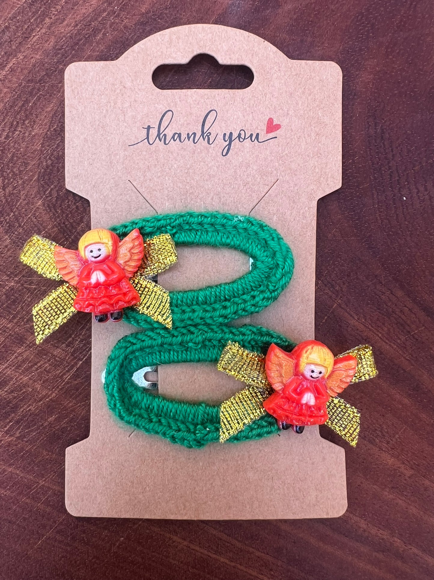 Pair - Christmas Hair Clips
