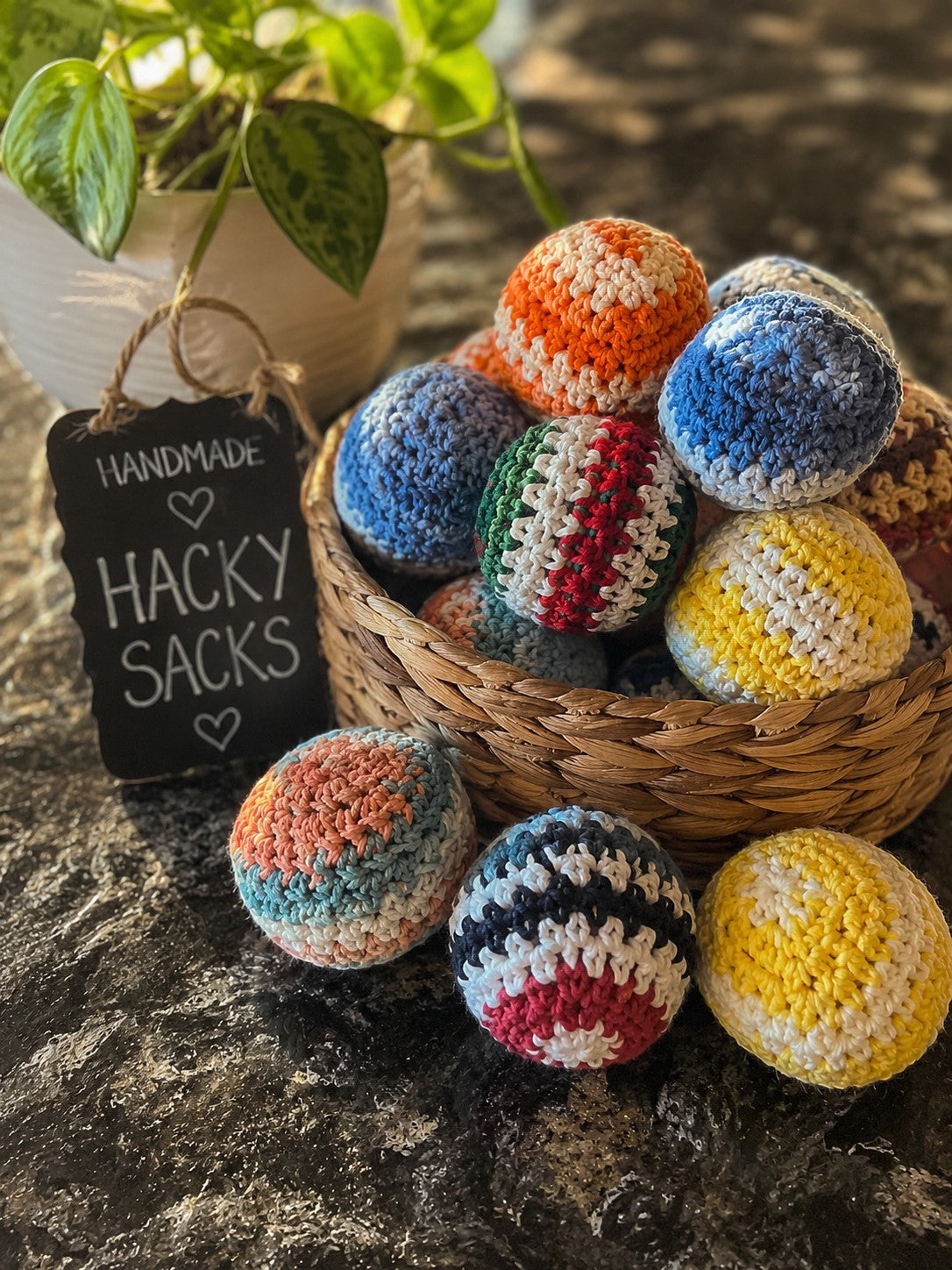 Handmade Crochet Hacky Sack