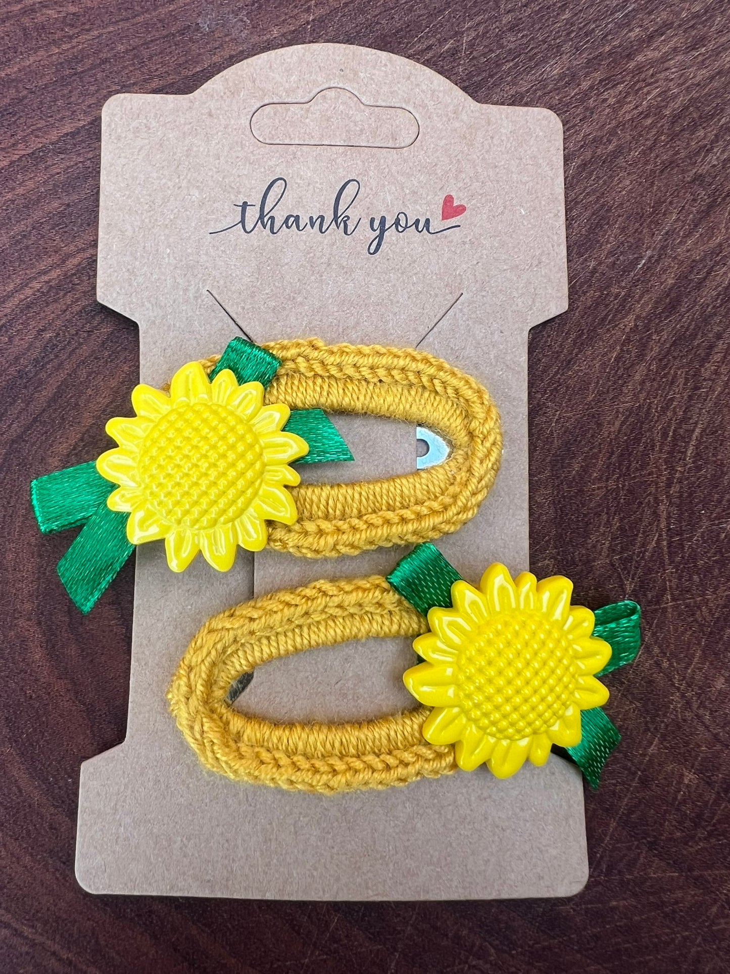 Pair - Floral Hair Clips