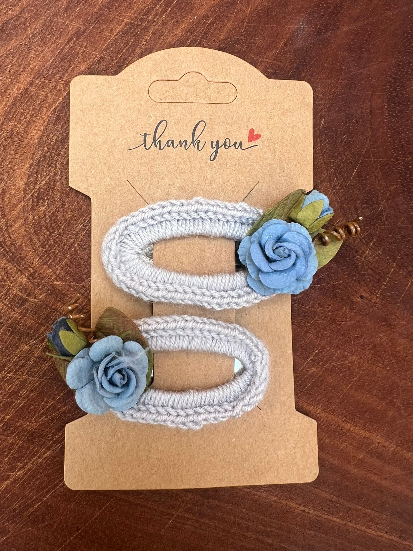 Pair - Floral Hair Clip