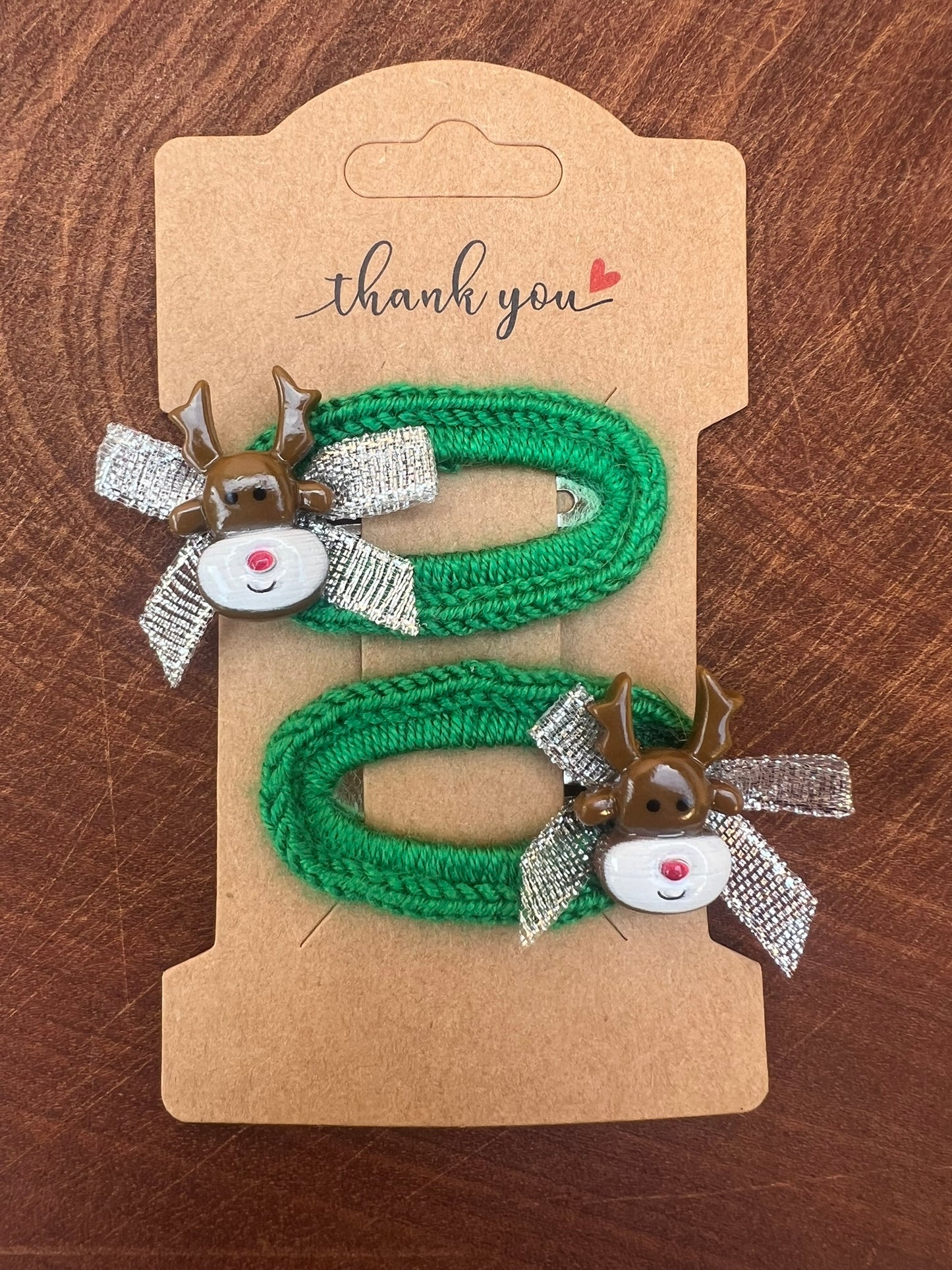 Pair - Christmas Hair Clips