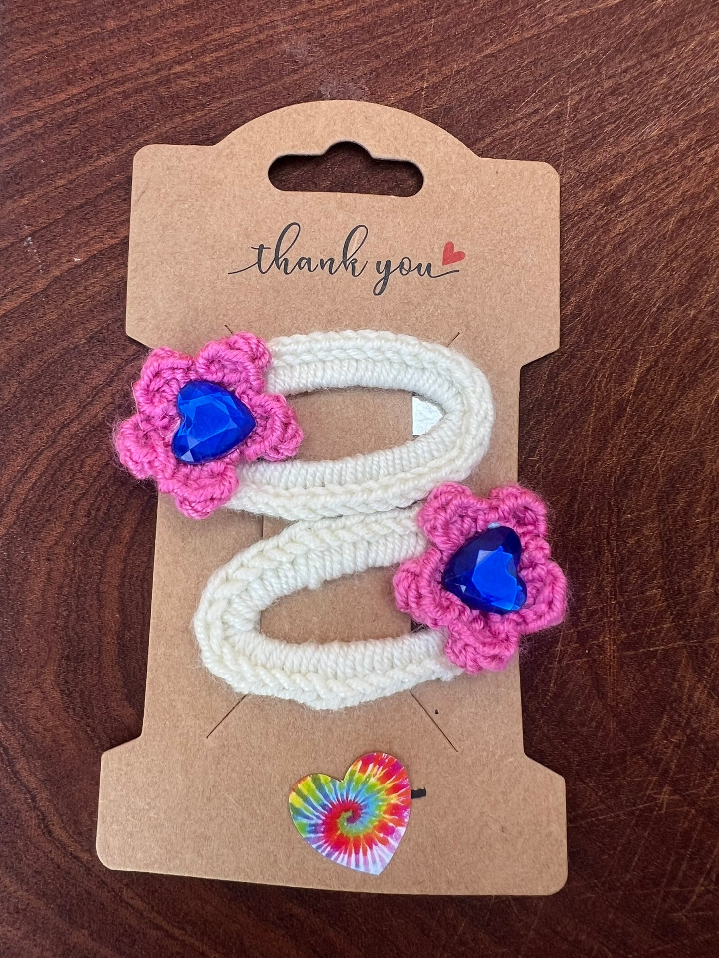 Pair - Floral Hair Clips