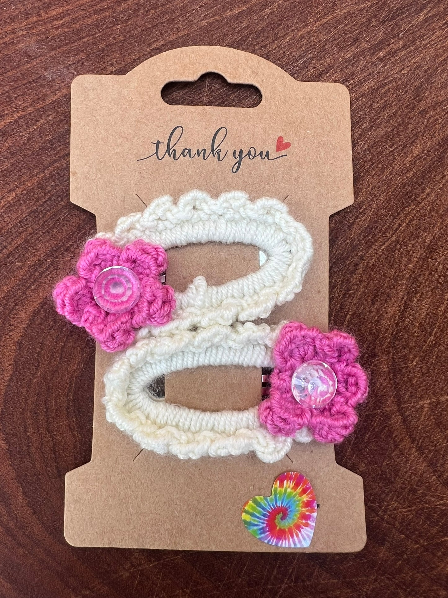 Pair - Floral Hair Clips
